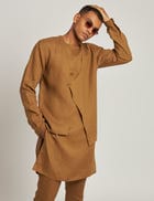 GADAG KURTA - GOLDEN BROWN view 5