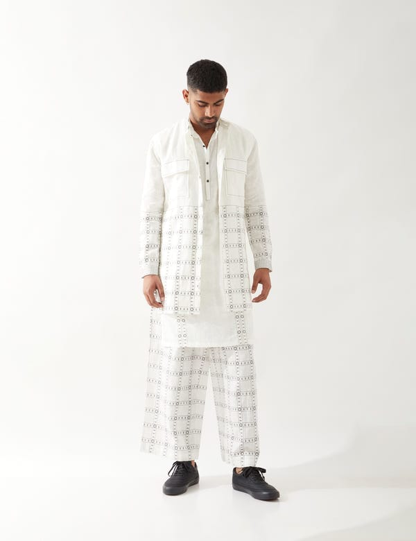 SON OF A NOBLE - SNOB — ZANE REGAL BANDI SET - WHITE