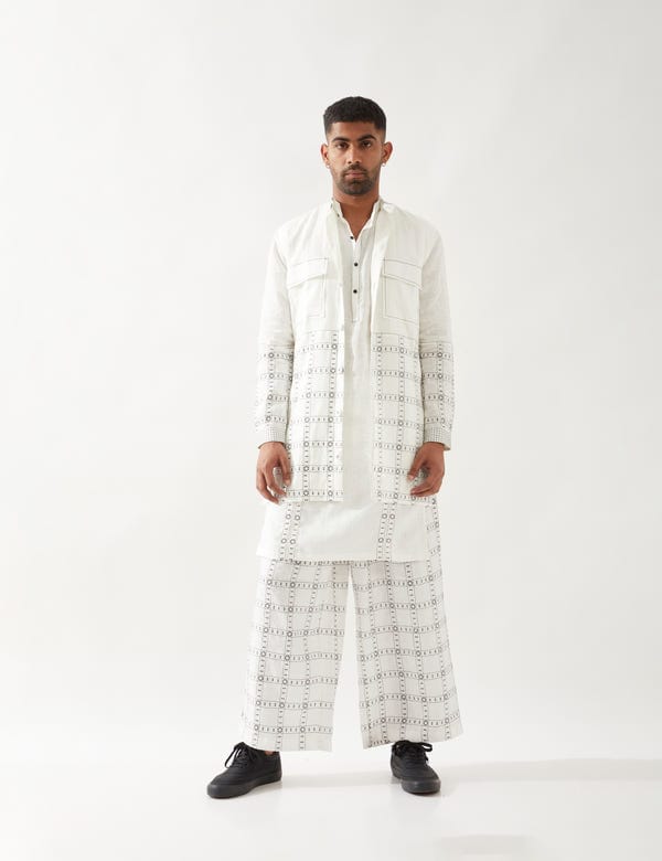 SON OF A NOBLE - SNOB — ZANE REGAL BANDI SET - WHITE