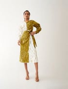 FREYA DRESS - GOLD view 1