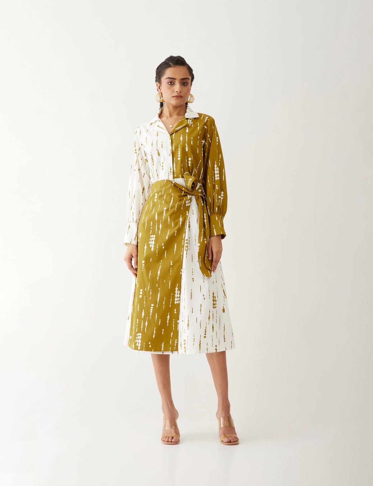 FREYA DRESS - GOLD - image 2