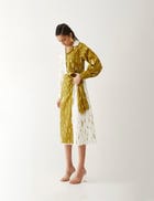 FREYA DRESS - GOLD view 3