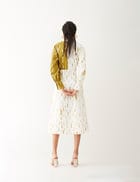 FREYA DRESS - GOLD view 4