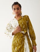 FREYA DRESS - GOLD view 5