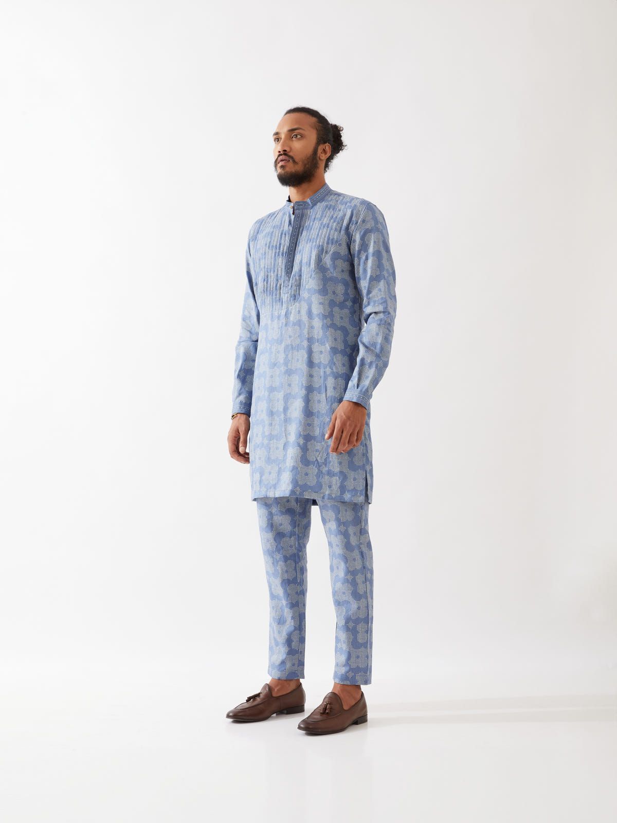 ACE FLORA KURTA - BLUE - image 3