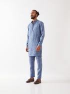 ACE FLORA KURTA - BLUE view 6