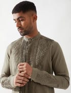 GILL KURTA - OLIVE view 2