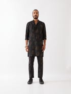 CARSON METEOR KURTA - BLACK view 2