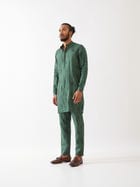 EMMETT CIRCUIT KURTA SET - GREEN view 3