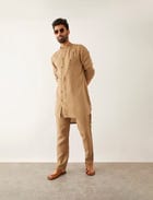 DRISS KURTA SET- KHAKI view 5