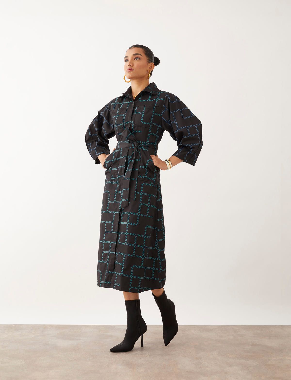 SUKI DRESS - BLACK - image 1
