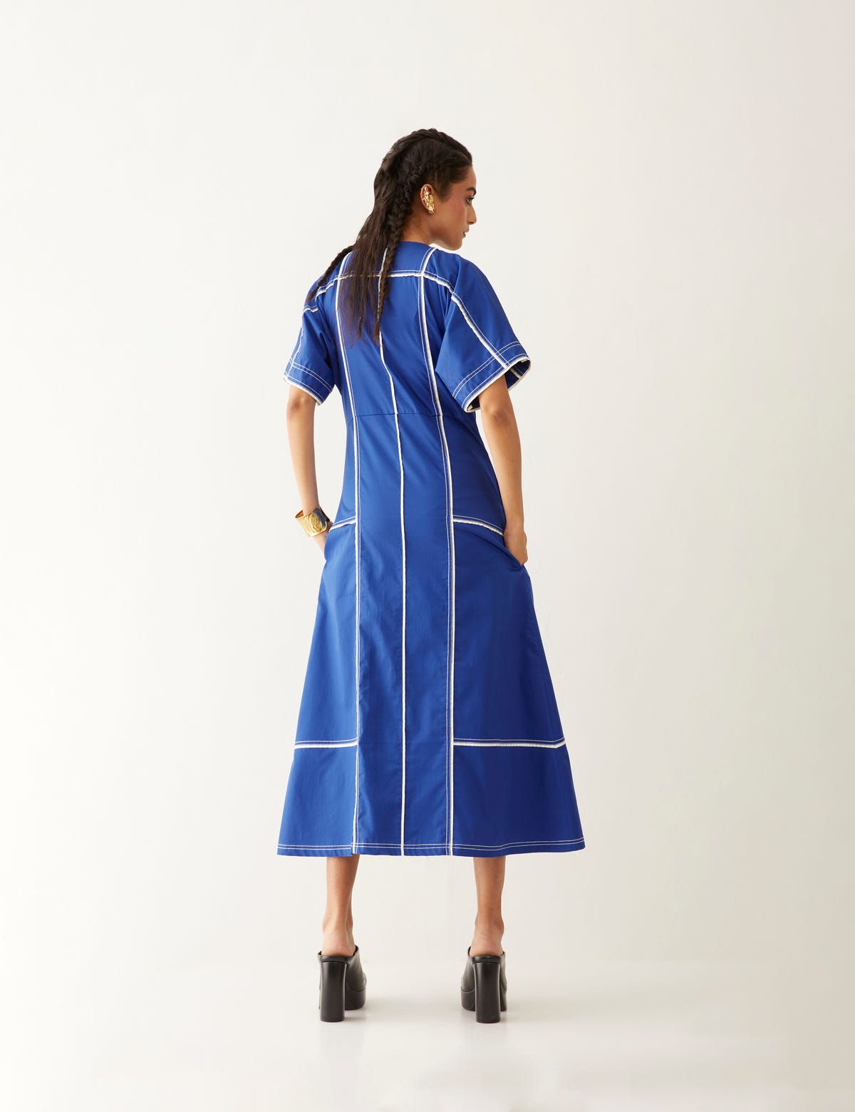 MAINE DRESS - COBALT - image 4