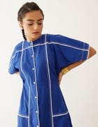 MAINE DRESS - COBALT view 5