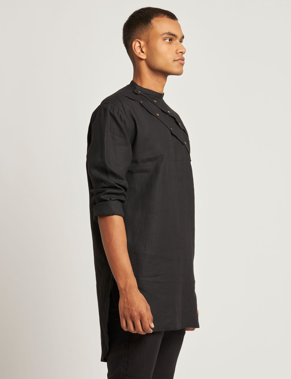 DENI KURTA - BLACK - image 2