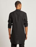 DENI KURTA - BLACK view 3