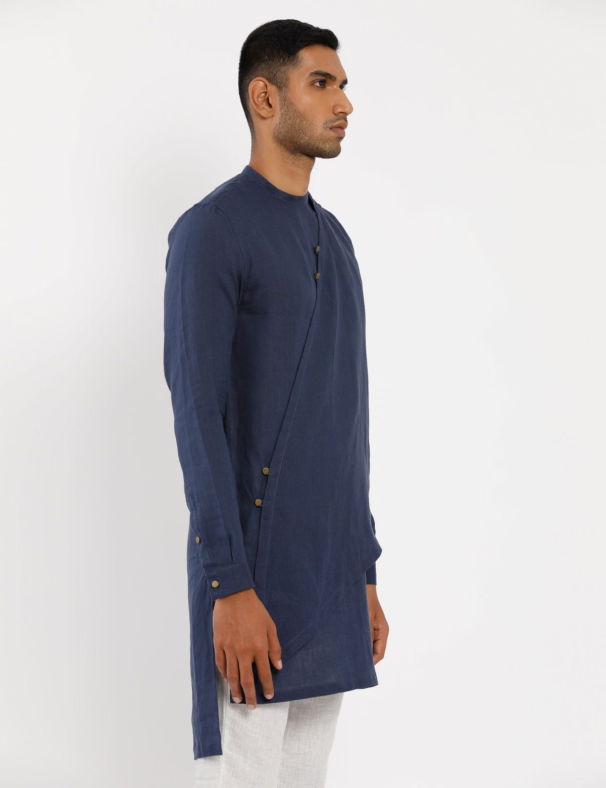 LIAM KURTA SET- NAVY - image 4