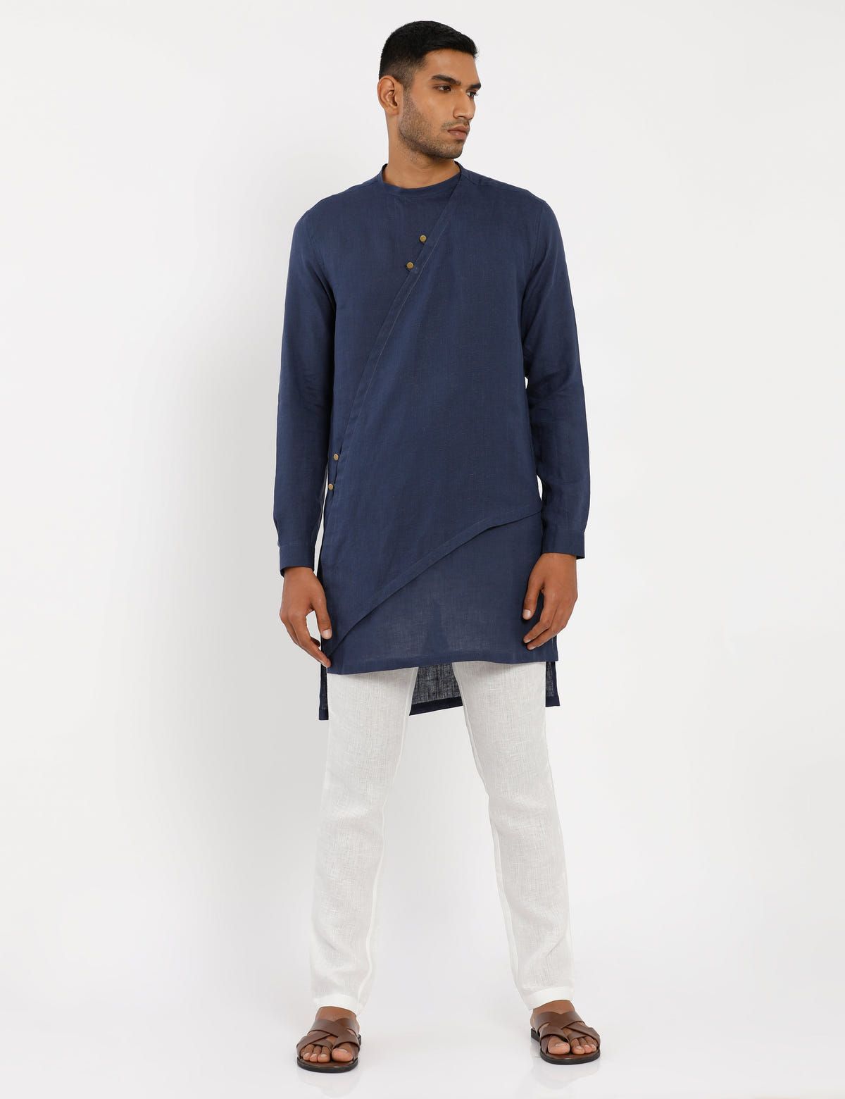 LIAM KURTA SET- NAVY - image 6