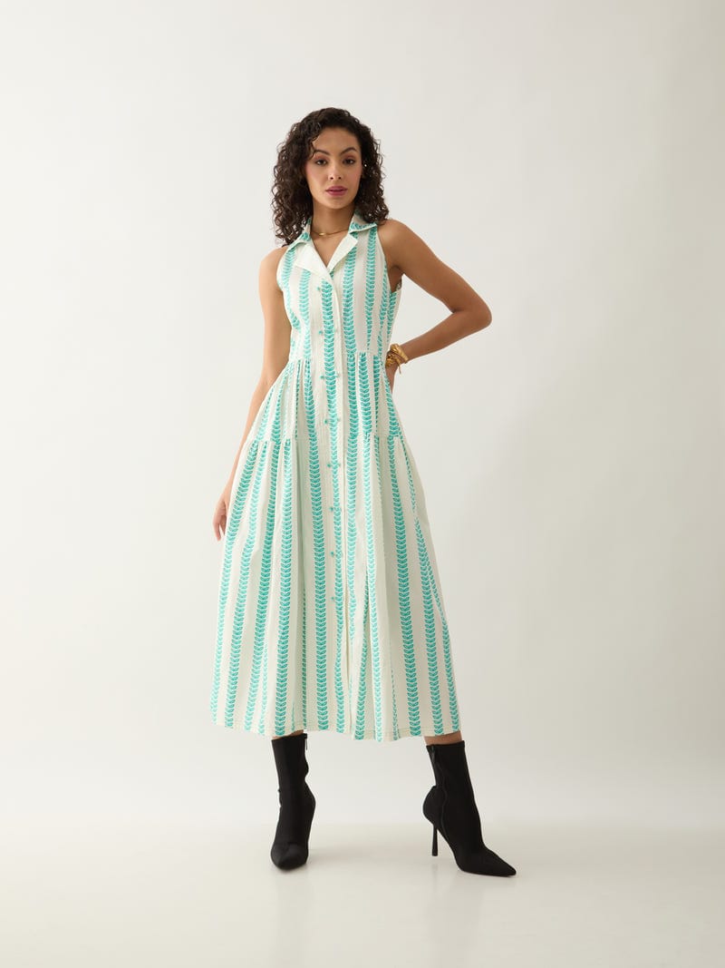 LIAM DRESS - OFF WHITE