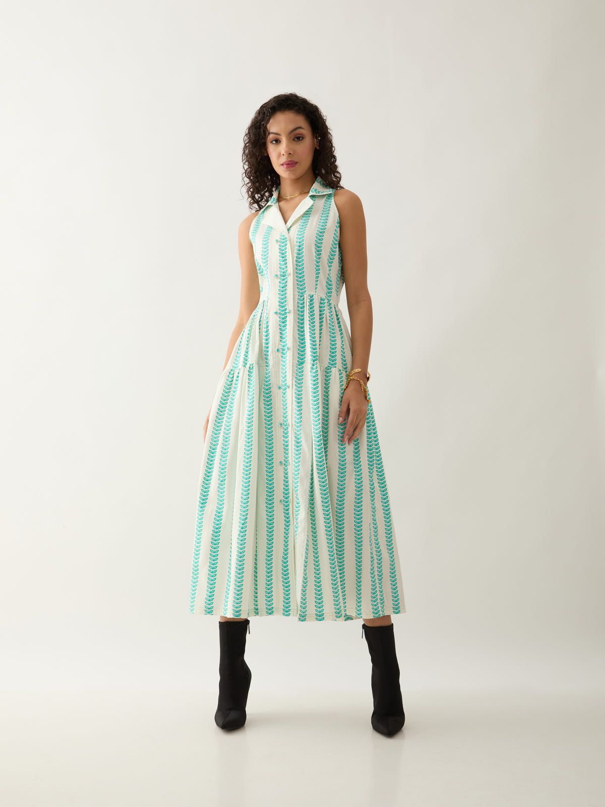 LIAM DRESS - OFF WHITE - image 6