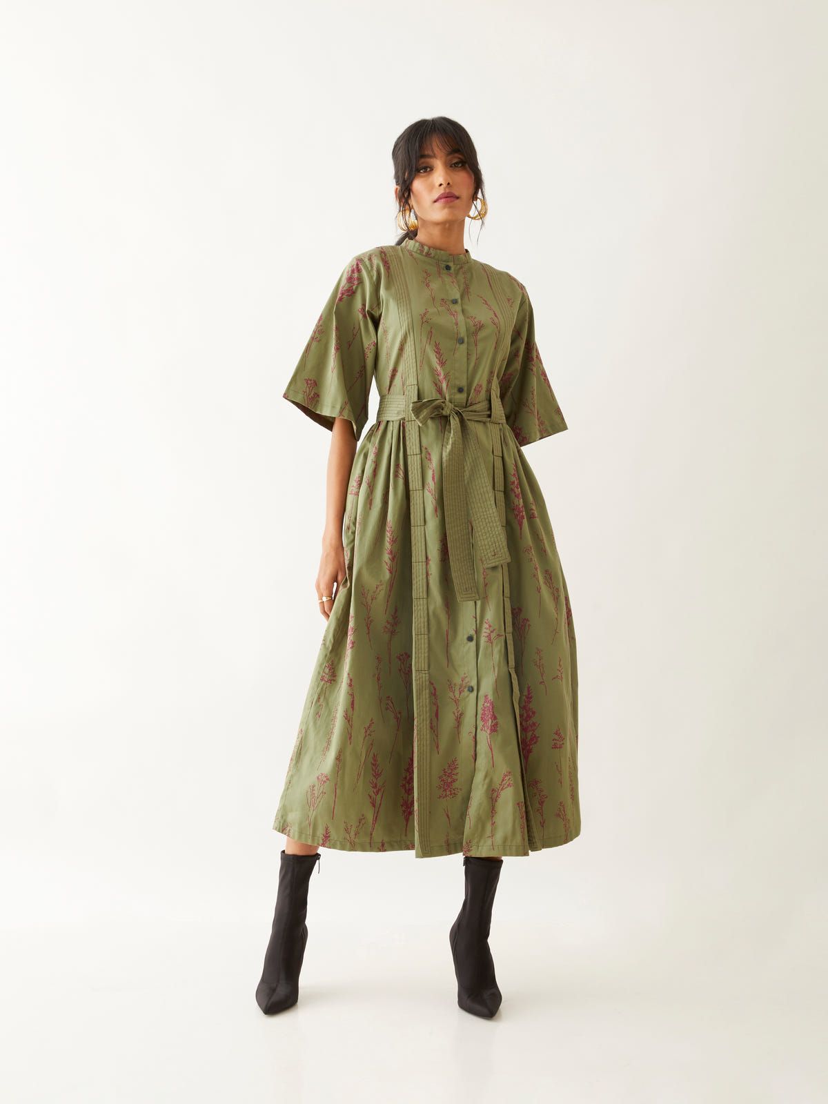 MALTA DRESS - SAGE - image 1