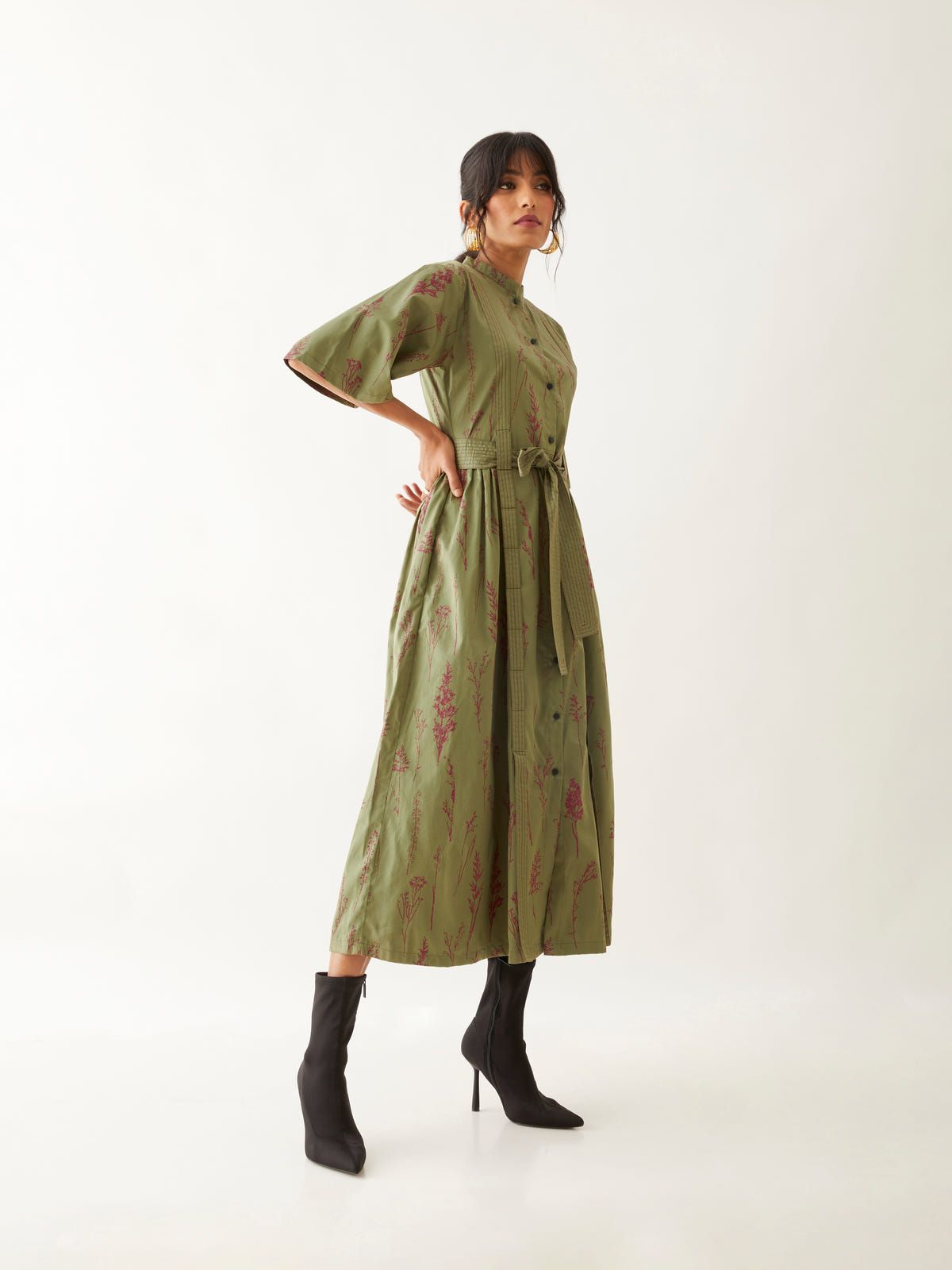 MALTA DRESS - SAGE - image 2