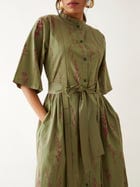 MALTA DRESS - SAGE view 4