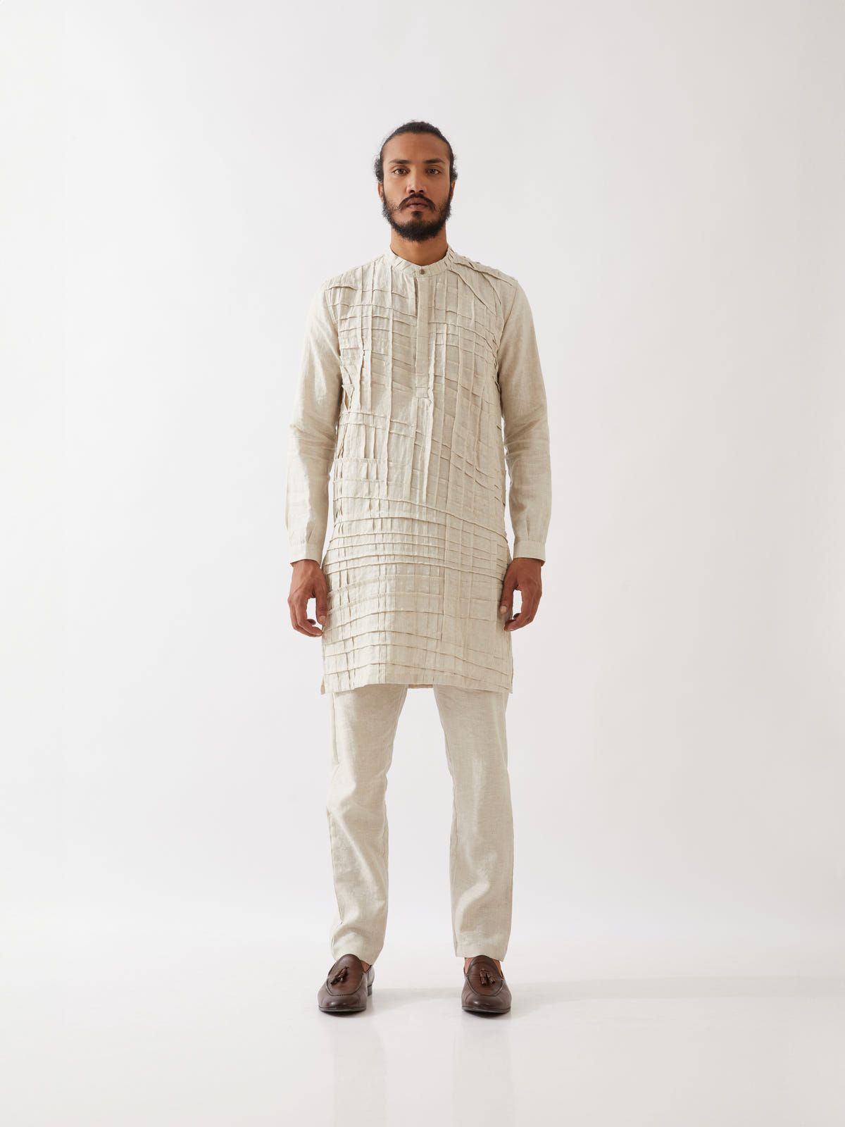 LOGAN KURTA SET - IVORY - image 2