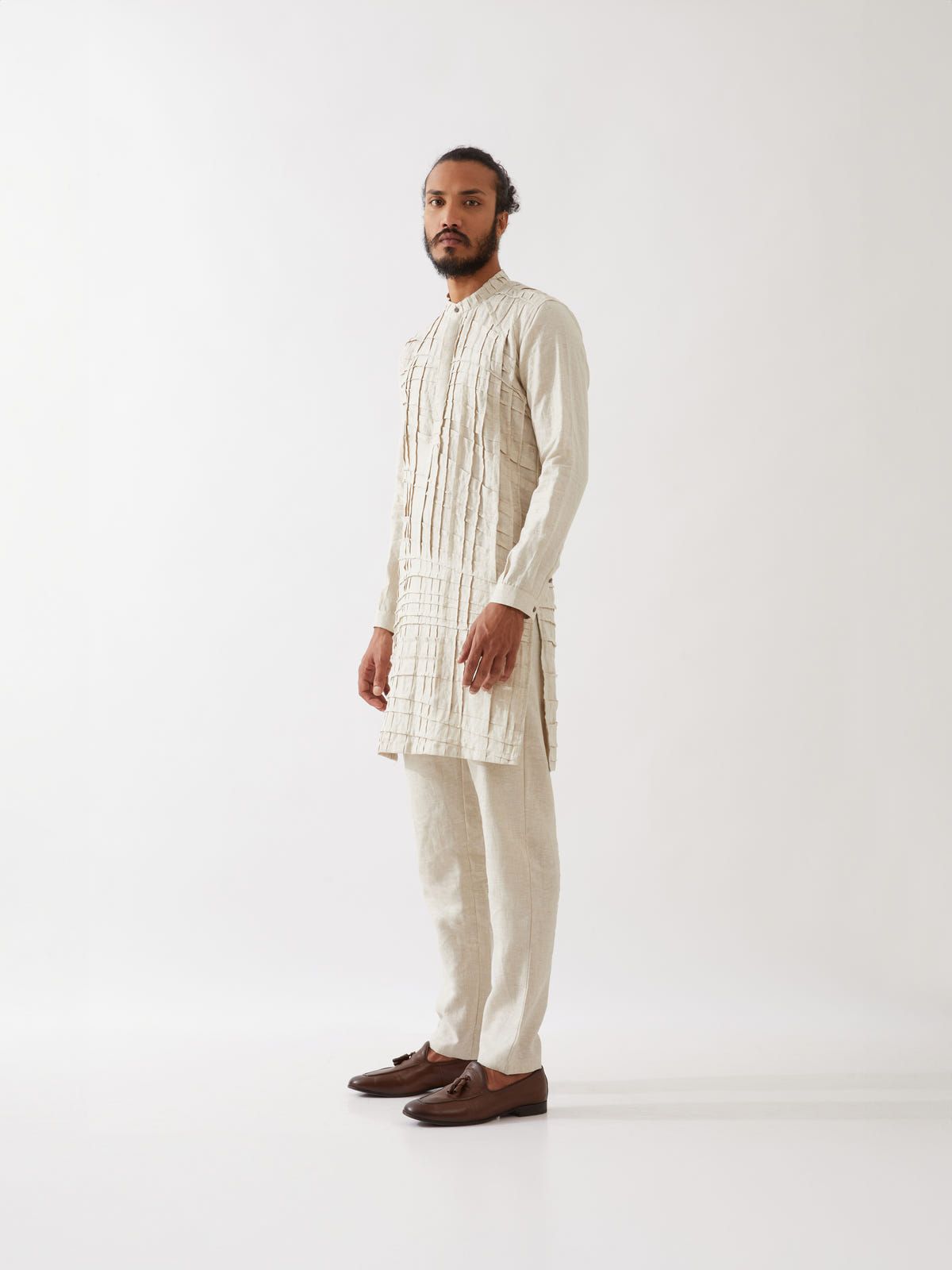 LOGAN KURTA SET - IVORY - image 3