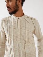 LOGAN KURTA SET - IVORY view 5