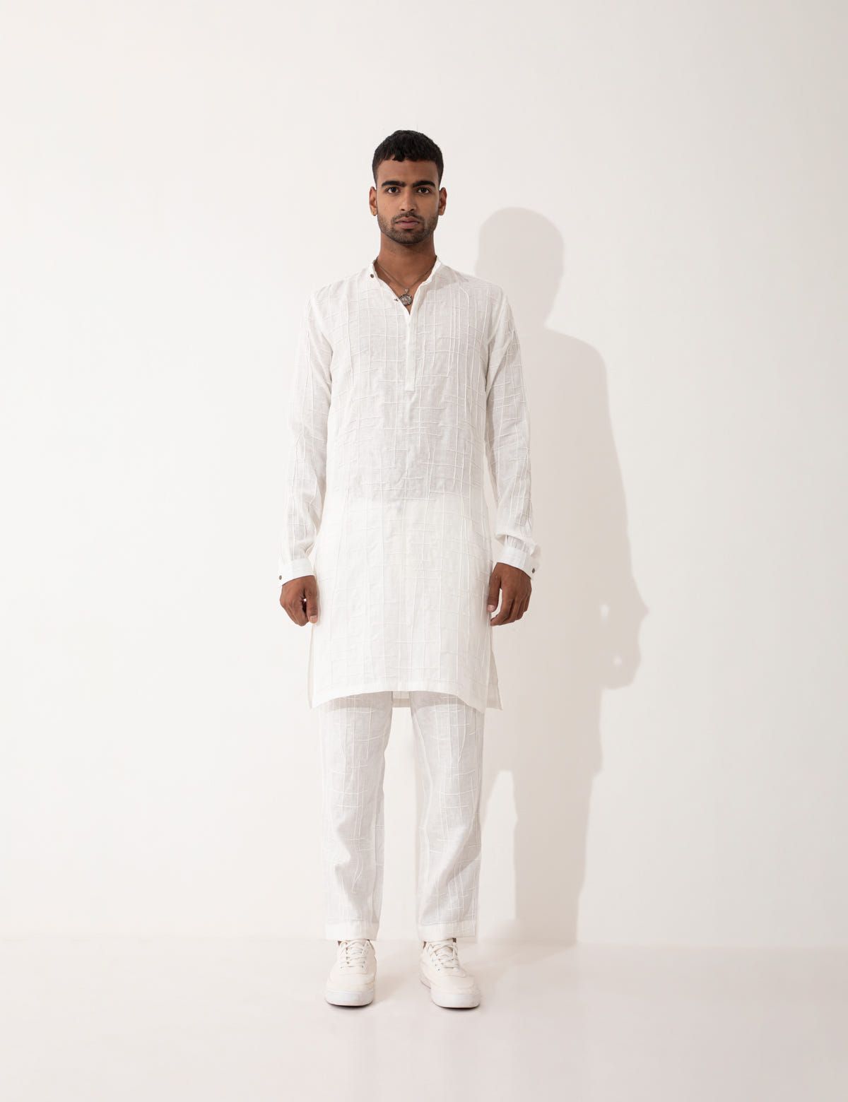 MORGAN KURTA SET - WHITE - image 2