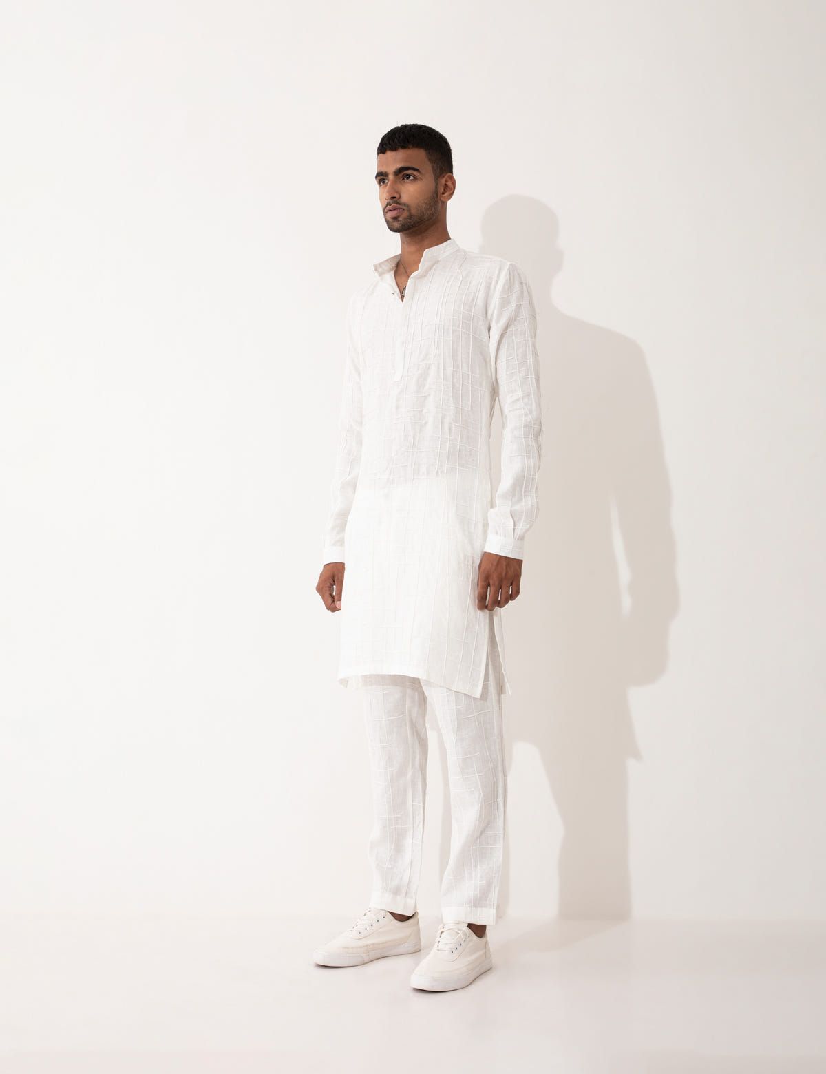 MORGAN KURTA SET - WHITE - image 3