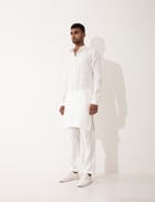 MORGAN KURTA SET - WHITE view 3