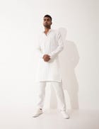 MORGAN KURTA SET - WHITE view 6