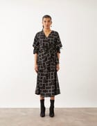 LILA DRESS - BLACK view 2
