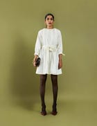 PAIGE DRESS - OFF WHITE view 1