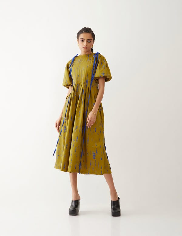 SON OF A NOBLE - SNOB — SIRA DRESS - GOLD