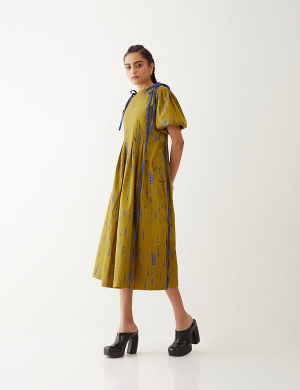 SON OF A NOBLE - SNOB — SIRA DRESS - GOLD