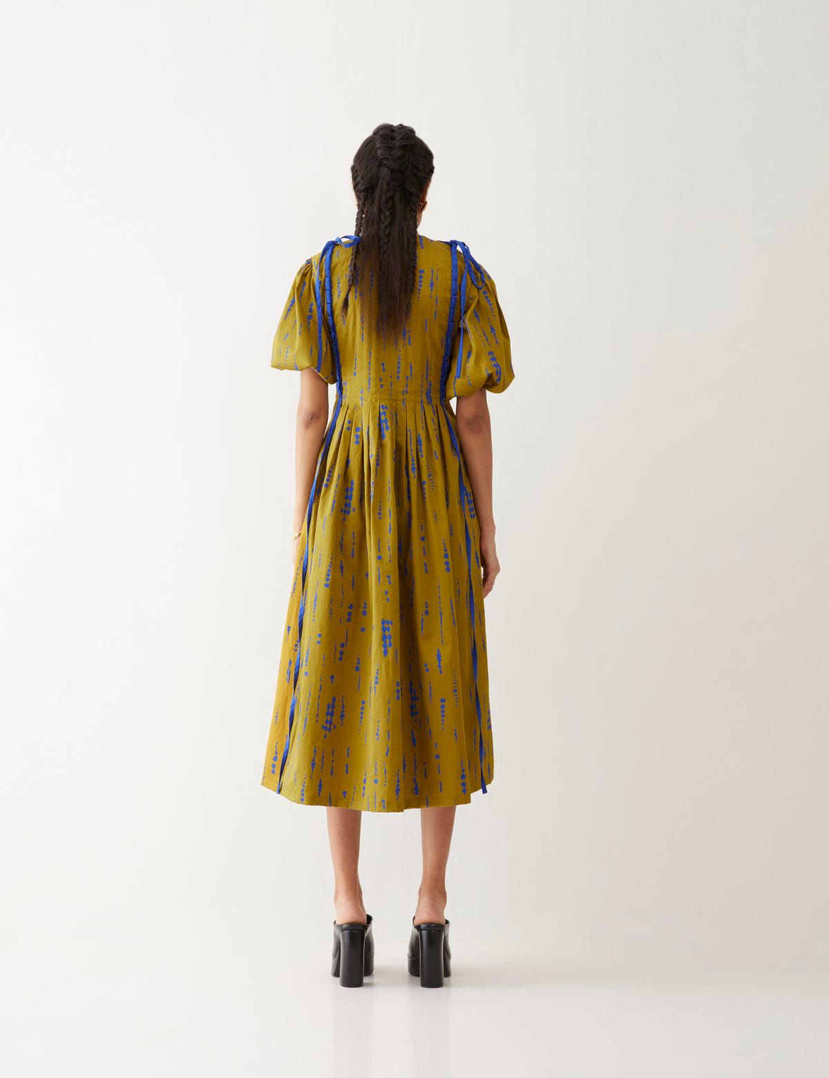 SIRA DRESS - GOLD - image 4