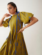 SIRA DRESS - GOLD view 5