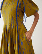 SIRA DRESS - GOLD view 6