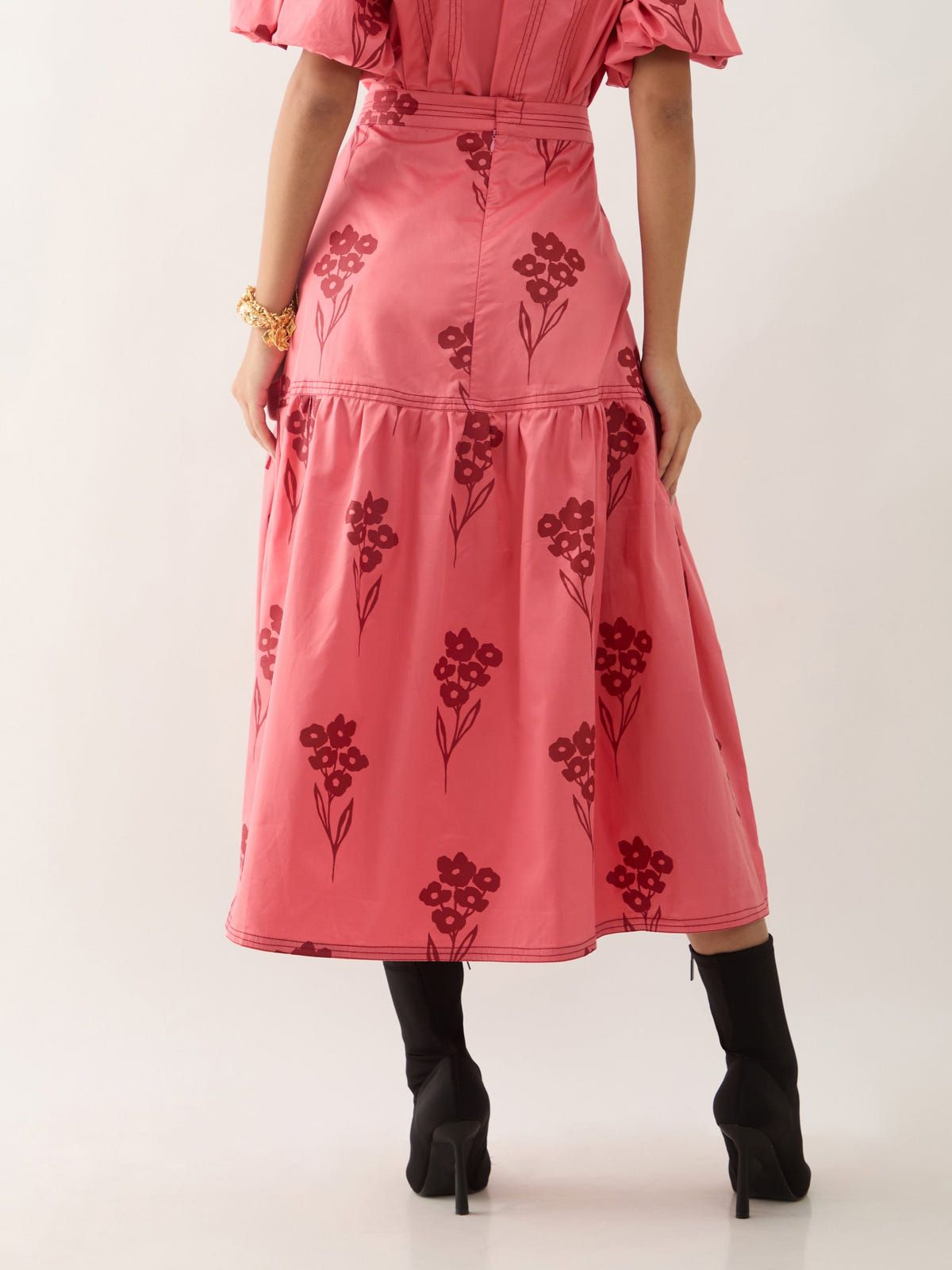 SAMUI SKIRT- SALMON - image 4