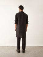 ISSA KURTA SET - BLACK view 3