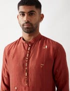 ALAN KURTA SET - MAROON view 2