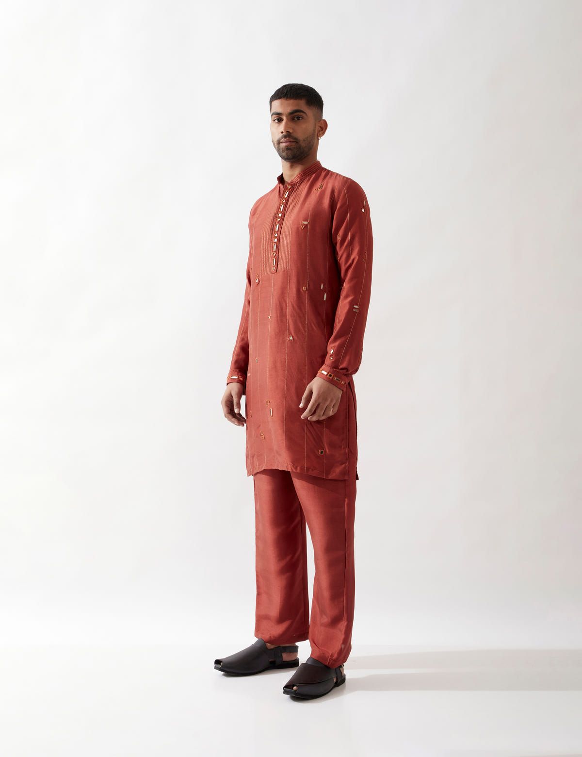 ALAN KURTA SET - MAROON - image 4