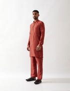 ALAN KURTA SET - MAROON view 4
