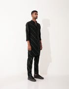 DARIS BIAS KURTA SET- BLACK view 6