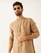 DRISS - KURTA - KHAKI view 1