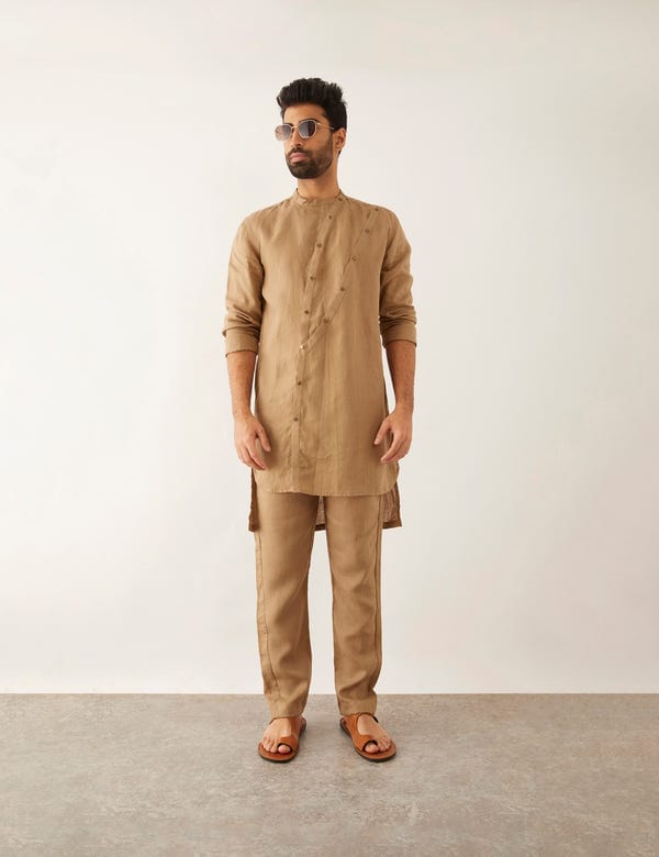 SON OF A NOBLE - SNOB — DRISS - KURTA - KHAKI