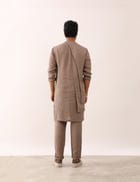 DHRUV KURTA- STONE view 4