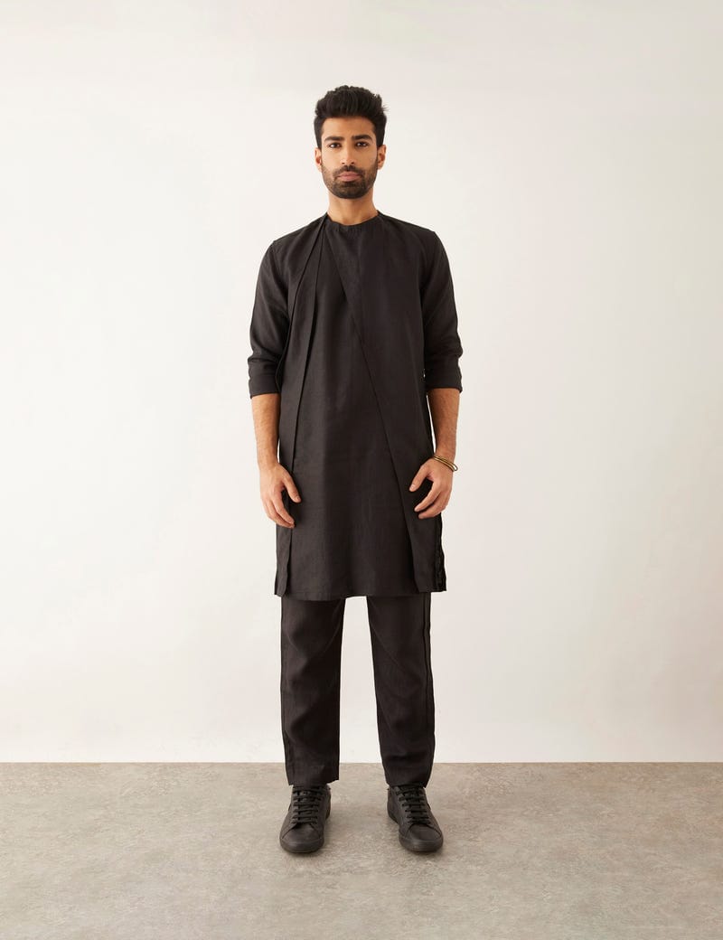 AZAM KURTA - BLACK
